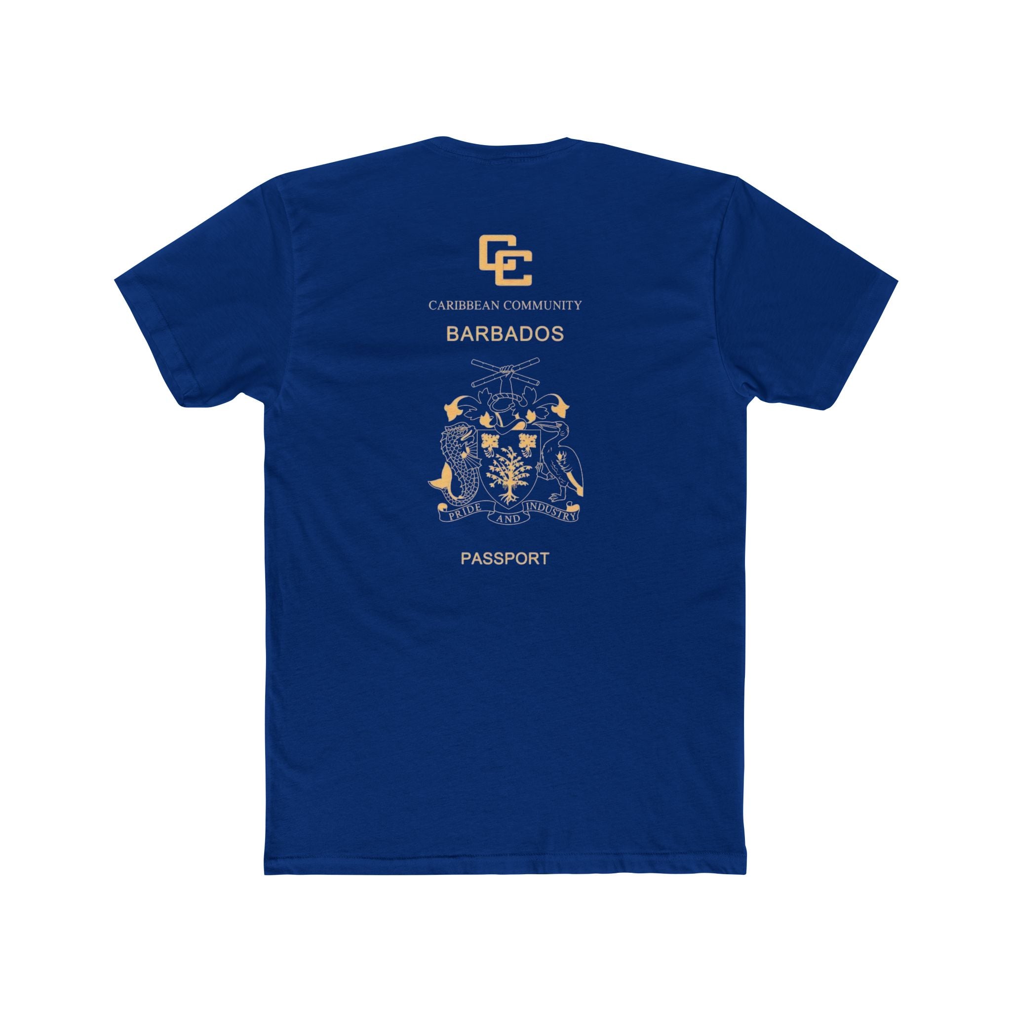 “Barbados Passport Crest” T Shirt
