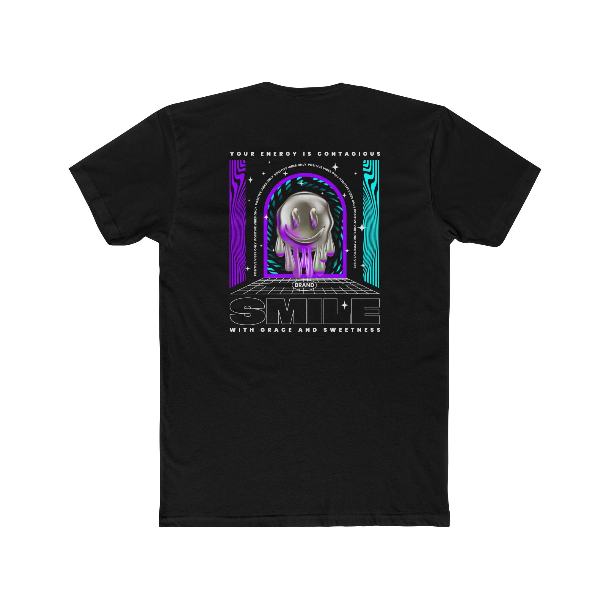 “Retro Cyber Smiley” Tee