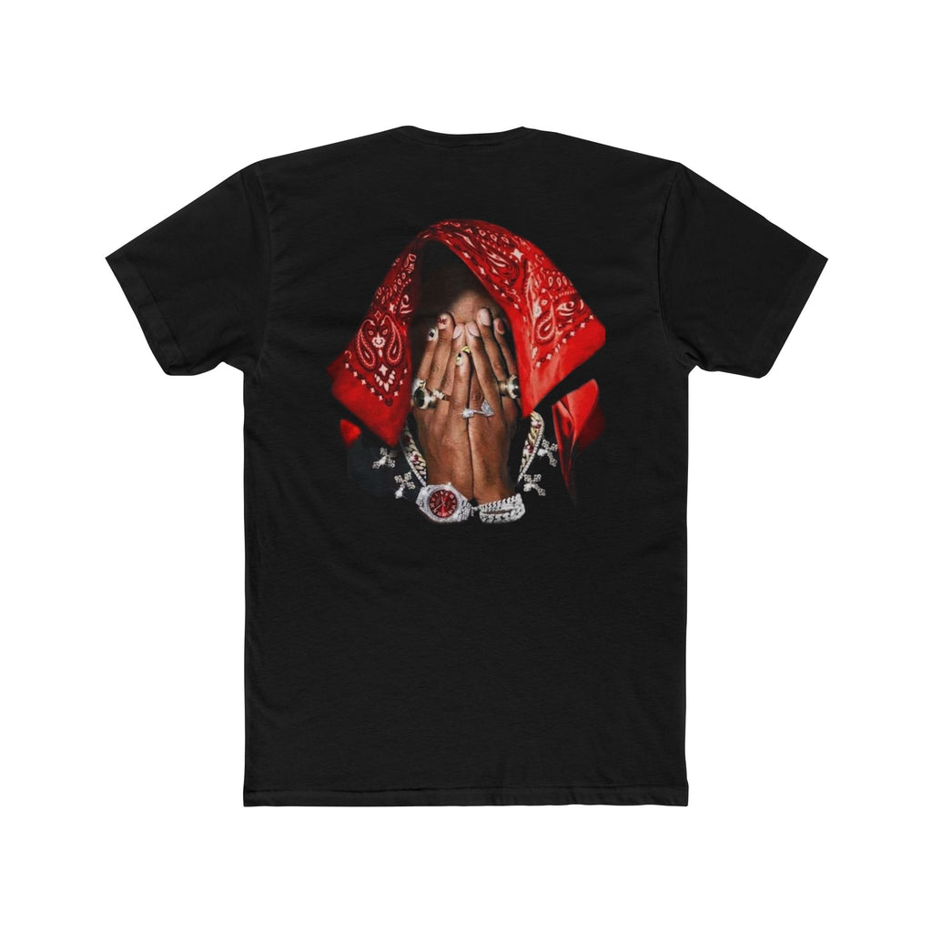 “Praying Hands Bandana” Back-Print Tee