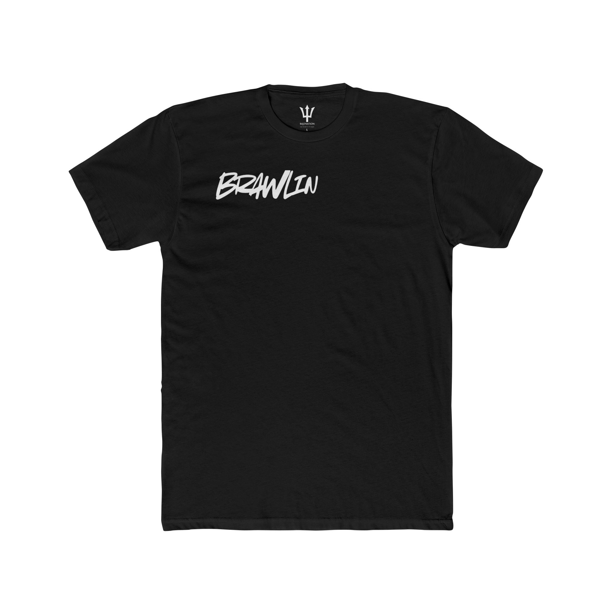 'Brawlin' T‑Shirt White Logo