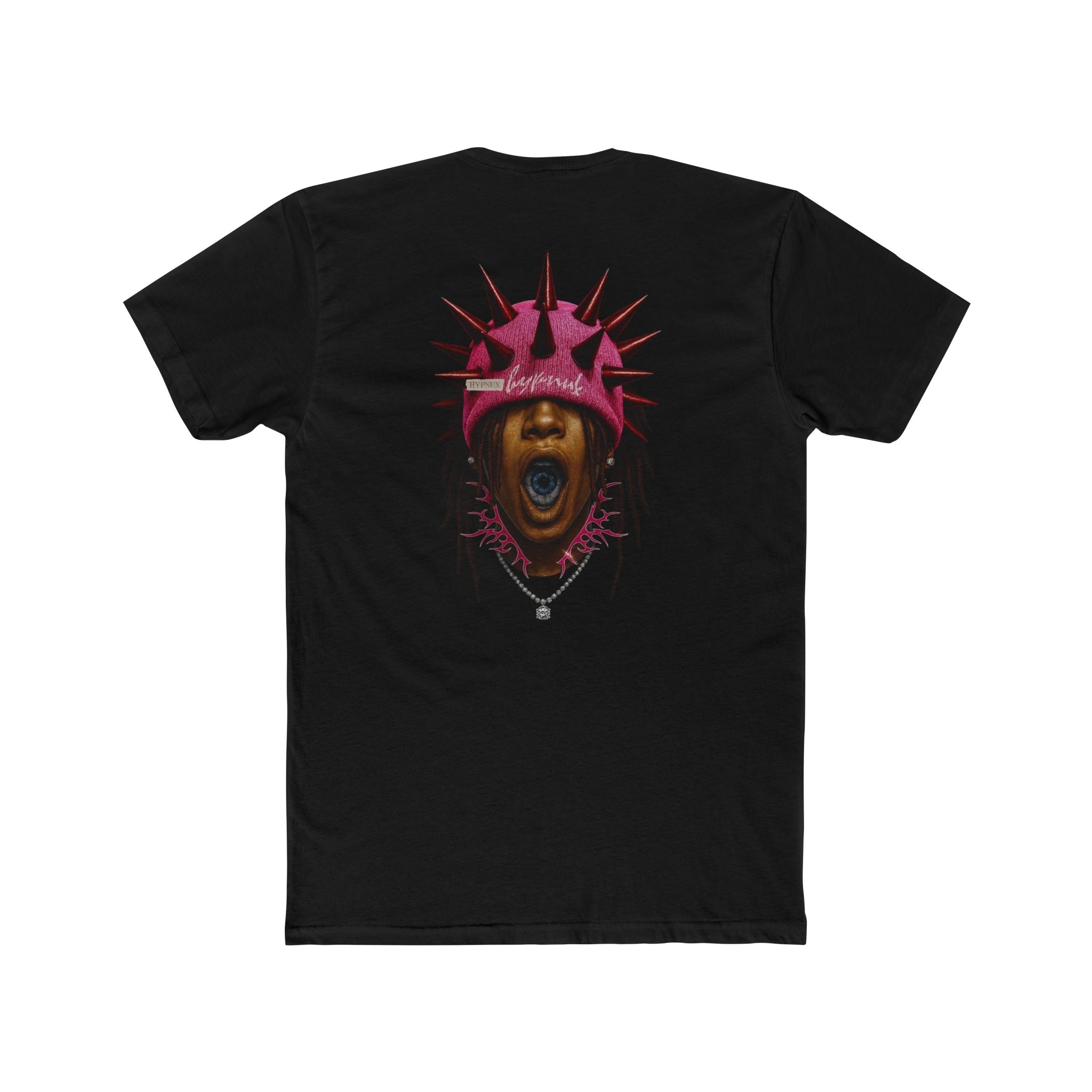 “Neon Crown Screaming Face” Back Print Tee