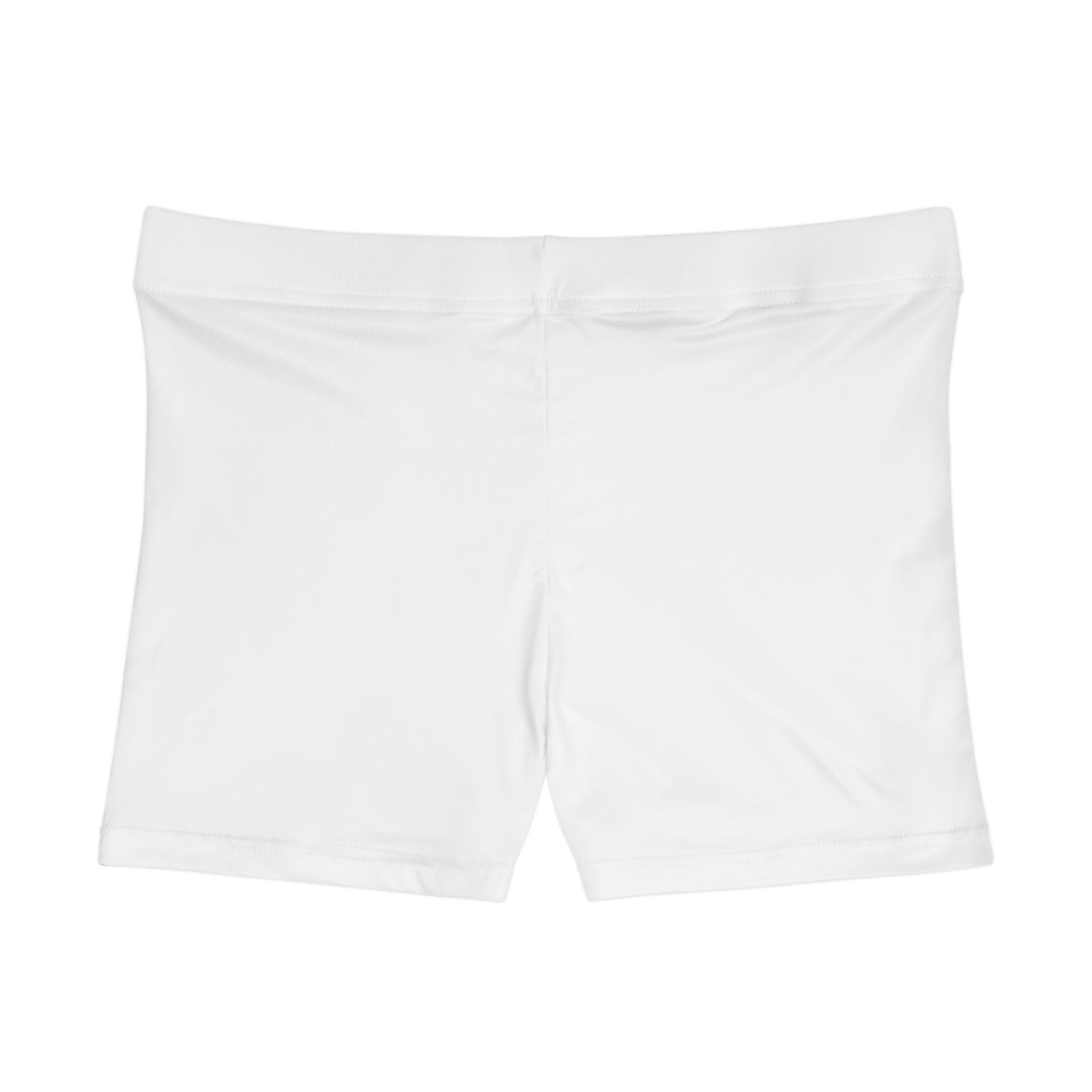 BajeNation Trident Women's Athletic Shorts — White