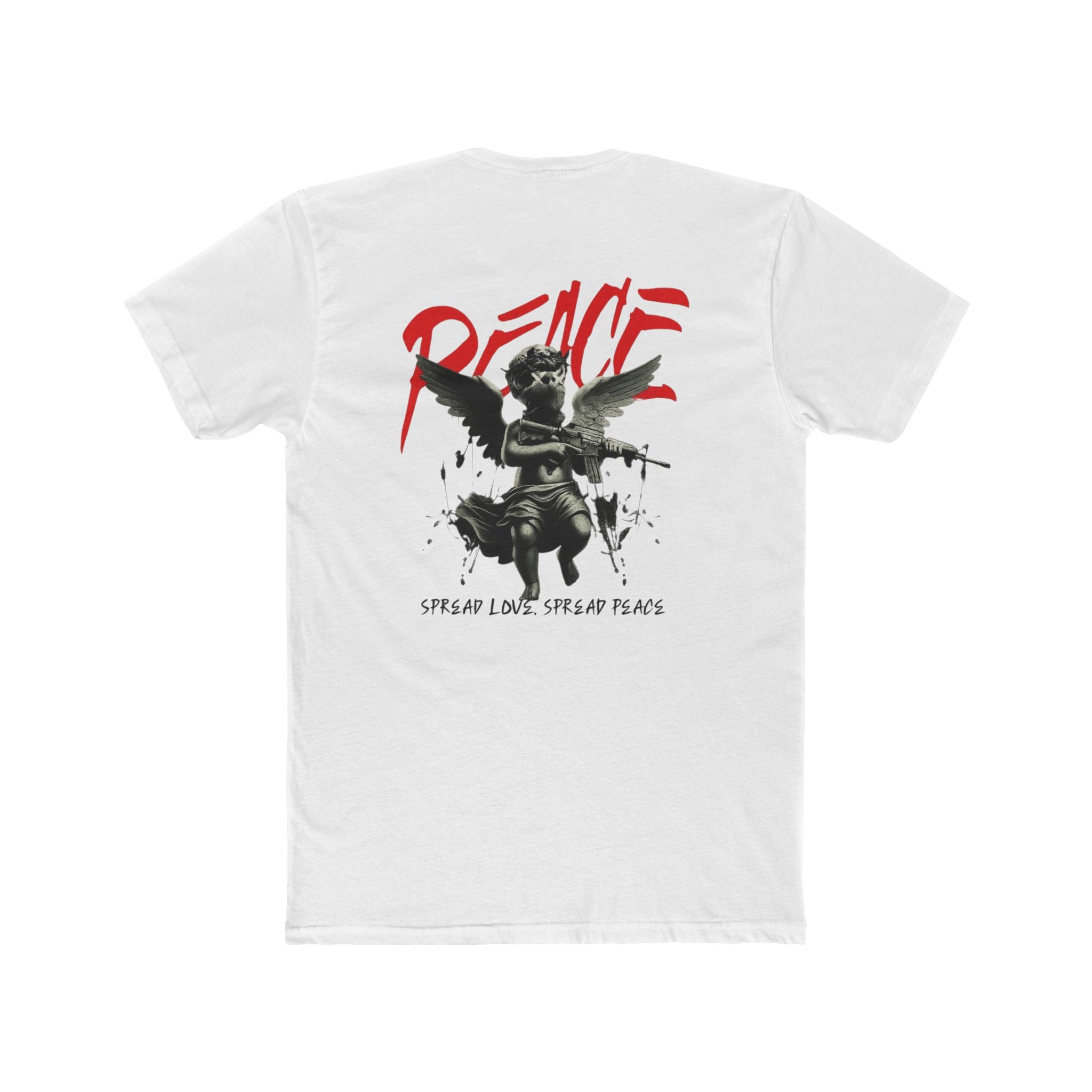 'Peace: Speak Love, Speak Peace' Cotton T-Shirt