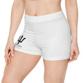 BajeNation Trident Women's Athletic Shorts — White